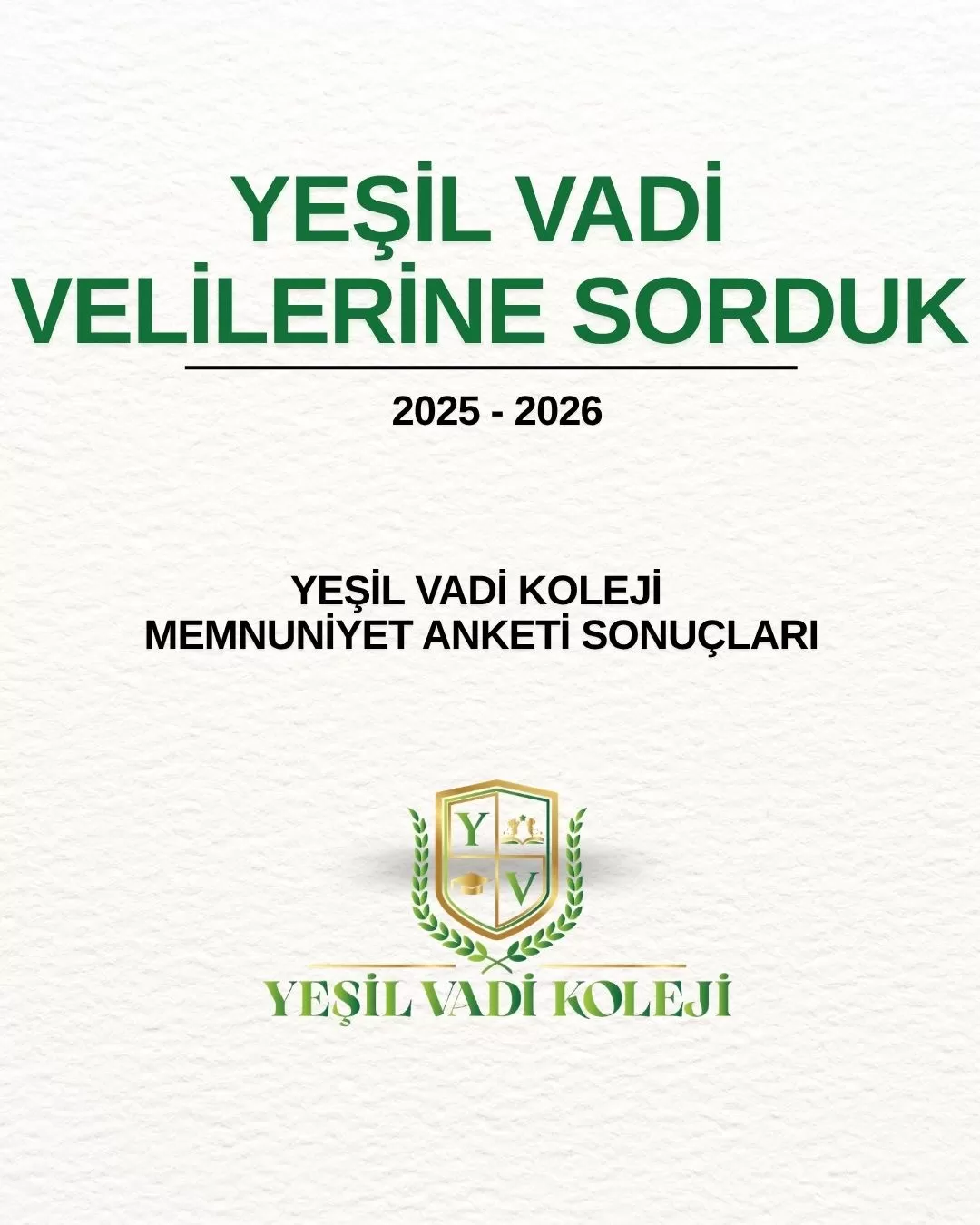 Memnuniyet Anketi Sonuçları